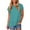 Blue, variant on Jalioing Women's T Shirt Summer Casual Short Sleeve Side Slit Loose Shirts Basic Crew Neck Tees Tops