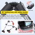thumbnail image 3 of TFixol Coupe-Bordures Électrique Pliant Sans Fil avec Tête Réglable, Roues Doubles et Verrou de Sécurité - Design Pliable à 90°, 2 Batteries et Chargeur Inclus, Norme US 110V, Noir, 3 of 6