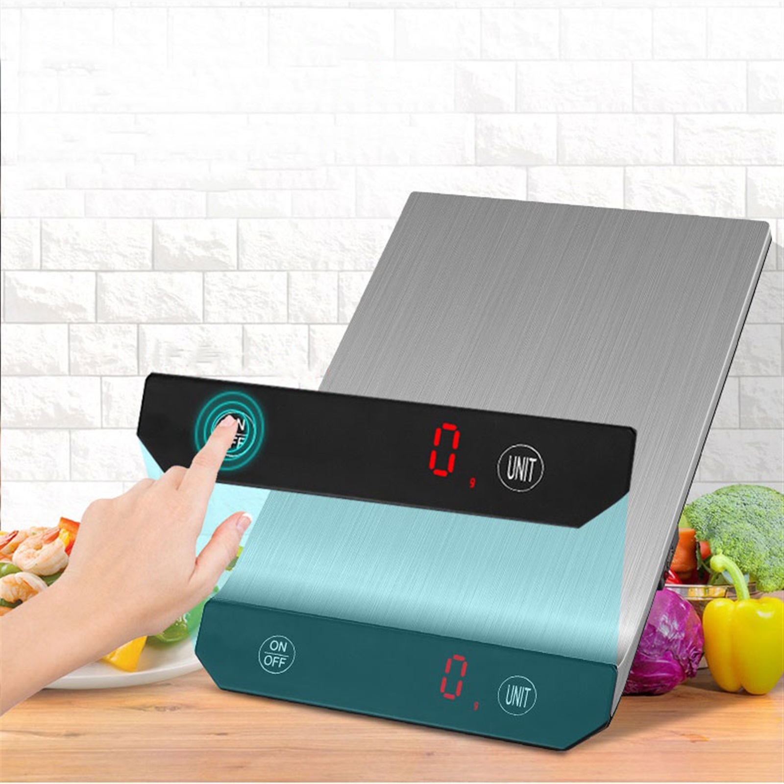 Rechargeable Household Kitchen Scale 15kg Baking Waterproof Electronic Scale Food Weighing Small Balance Accurate