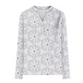 thumbnail image 4 of Long Sleeve Shirts for Women Ciffon Womens Clothing Cute Vneck Y2K Clothes Going Out Women's Tops, Tees & Blouses Grey, 4 of 8