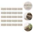 thumbnail image 3 of 40Pcs Mini Fence Model Wooden Mini Fence for Bonsai Decor DIY Fairy Garden Fence, 3 of 8