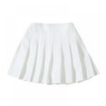 thumbnail image 2 of Uccdo 2-12Y Girls Pleated Mini Skirts with Lining Shorts School Uniform Skirt Tennis Skirts Skater Skorts, 2 of 3