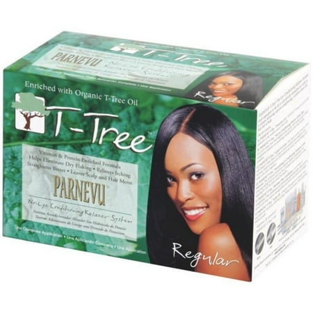Parnevu T-Tree No-Lye Conditioning Relaxer System, Regular 1 kit