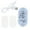 Ice Blue, variant on Touch Sensitive USB Rechargeable Car Atmospheres Light with Touch Sensors and Soft LED for Nighttime Safety