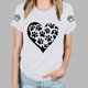 thumbnail image 2 of Tops Y Blusas de las Mujeres Estampadas Cuello Redondo Manga Corta, Poliéster Casual Top para Diario, Fiesta Y Todas las Estaciones, 2 of 9