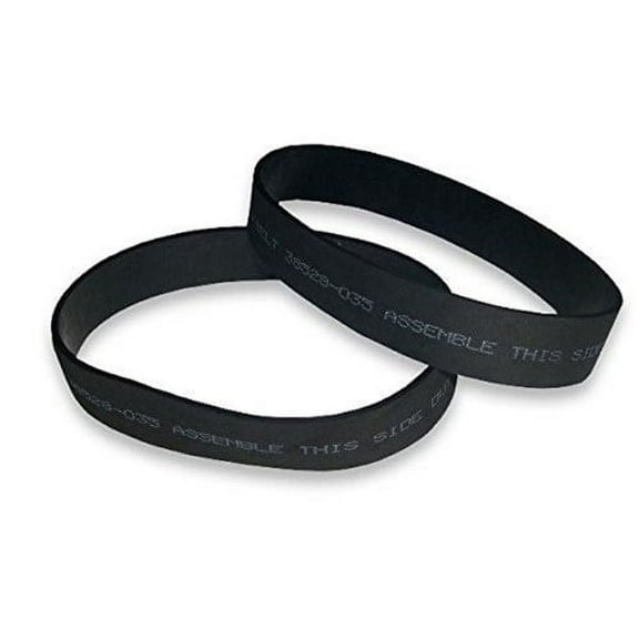 Replacement Part For Hoover WindTunnel Power Drive Upright Flat Belt 2 Pk - 38528035