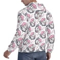 thumbnail image 6 of Pofeuu Poodle Dog Print Mens Casual Hooded Collar Drawstring Hoodies Pullover Sweatshirts Casual Long Sleeve Shirts-Medium, 6 of 7