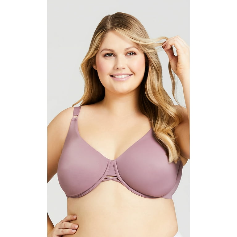 Avenue Women's Plus Size Back Smoother Bra Smooth Seamless Back-Contouring  Style