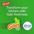 thumbnail image 3 of Glad Tall Kitchen Trash Bags 13 Gallon, Gain Original Garbage Bags, Odorshield with Drawstring, 110 Count, 3 of 4