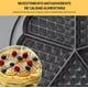 thumbnail image 3 of Wafflera Belga Flash Cook en Forma Corazones BOMA BM-2014H Teflon Antiadherente 1000 Watts Gris, 3 of 4