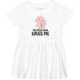 thumbnail image 3 of Inktastic Pink Piggies My Great Aunt Loves Me Girls Baby Dress, 3 of 5