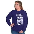 thumbnail image 4 of Declare Thumb On You Geek Nerd Sweatshirt for Men or Women Brisco Brands L, 4 of 6