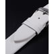 thumbnail image 4 of Genuino Cuero Correa 14mm Ancho, Liso Plano Cuero Reloj Correa para Hombre y Mujer, Blanco, 4 of 7