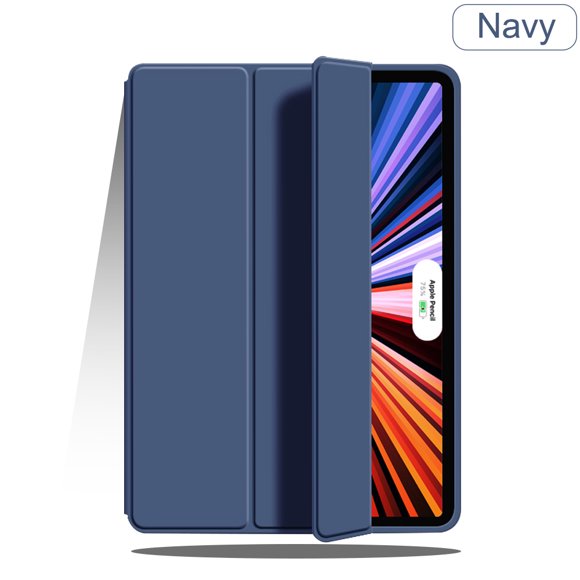 Tablet Case for Apple ipad 9.7" Air 4 5 6 7 8 9 10 th Gen mini 7.9" 8.3 Pro 11 2020 2021 2022 10.2" Cover Smart sleep wake Stand Navy iPad Pro 11 2022
