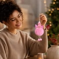thumbnail image 7 of Boovnll Christmas Ornaments 6 Pcs, Plush Christmas Tree Decorations with Knit Hat and Winged Doll Pendants, Xmas Hanging Ornaments for Home Holiday Decor, 7 of 7
