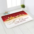 thumbnail image 4 of asddcavvf Christmas Printed Floor Mat Entry Door Mat Border Home Bathroom Door Mat Entry Door Carpet Foot Mat Fuzzy Room Rug South Throw Blanket Couch Throws for Living Room, 4 of 4