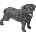 thumbnail image 2 of Sandicast "Mid Size" Sitting Chocolate Labrador Retriever Dog Sculpture, 2 of 2