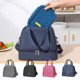 thumbnail image 1 of Bolsa de almuerzo aislante de doble capa de gran capacidad | Contenedor Bento Impermeable | Refrigerador portátil impermeable para picnic | Organizador térmico para almacenamiento de alimentos, 1 of 6