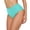 Mint Green, variant on Women Bikini Bottoms Solid Color Triangle Style Swimwear Padded Summer Beach Bathing Suit Swimsuit M