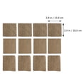 thumbnail image 2 of 1 Set 12pcs Vintage Linen Cloth Pads Candle Cup Coasters Photography Props (Khaki), 2 of 8