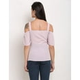 thumbnail image 2 of Rajnandini Women's Light Purple Western Top (ROLY07A-L), 2 of 5