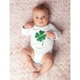 thumbnail image 5 of Tstars Boys Unisex Faded Shamrock Green Clover St Patricks Day Irish St Patricks Day Shirts Gift for Boys Irish Shirt Pride Proud Irish Baby Long Sleeve Bodysuit, 5 of 6