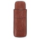 thumbnail image 2 of Elegante Estuche Para Puros De Estilo Vintage Con Bolsillo Frontal, Estuche Para Puros Portátil Con 2 Soportes, Cuero Con Patrón Tejido Para Facilitar Su Transporte, 2 of 7