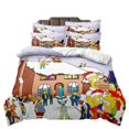 Simpsons series crossborder threepiece set, Amazon duvet set, foreign