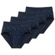 thumbnail image 1 of SCHIESSER Calzoncillos hombre 4 PACK - Calzoncillos deportivos, Essentials rib, check print, S-XXL Marino 3XL (3X-Large), 1 of 4