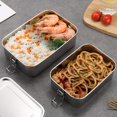 thumbnail image 4 of Hyasfey Stainless Steel Lunch Box Leak-proof Bento Box for Kids Adults Food Containers for Sandwiches Fruits Snacks, 4 of 8