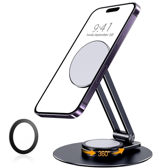 Soporte de teléfono CreaDream de aluminio magnético para iPhone con Magsafe