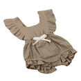 thumbnail image 2 of Newborn Baby Girl Coton Ruffle Romper, 2 of 6