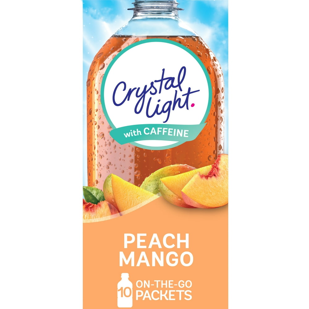 Crystal Light Peach Mango Naturally Flavored Powdered Drink Mix with