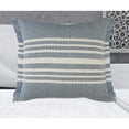 thumbnail image 6 of 24" X 24" Blue Zippered Coastal Indoor Outdoor Throw Pillow, 6 of 10