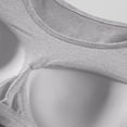 thumbnail image 4 of AherBiu Pajama Tops for Women Comfy Tshirt with Built in Bra Short Sleeve Crewneck Stretch Yoga Tops Blouse, 4 of 6