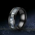 thumbnail image 2 of Frosted Silk Rhinestone Alloy Rings - Stainless Steel, US Sizes 6-13, Fashionable, Stress-Relief, Gift for Men/Women, 2 of 6