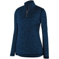 thumbnail image 2 of Augusta sportswear Women's Intensify Black Heather 1/4 Zip Pullover - 2957C, 2 of 2