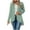 Green, variant on Women's Cardigan Long Sleeve Open Front Casual Striped Loose Coat Oversized Soft Outwear Black M(M)