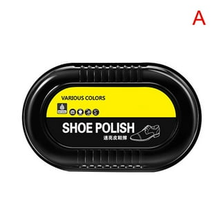 4 Pc Shoe Polish Sponges Quick Shining Sponge Black Instant Shine Boot  Leather 