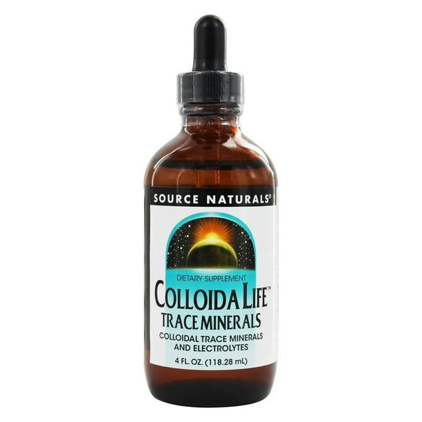 Source Naturals Colloidal Life Trace Minerals Liquid, 4 Fl Oz Walmart