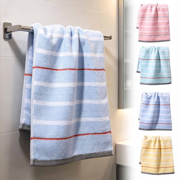 Tyidzon Face Towels Soft Absorbent Hand Towels, Quick Dry Cotton Washcloths Set for Bathroom Home, 14 x 28 Inch