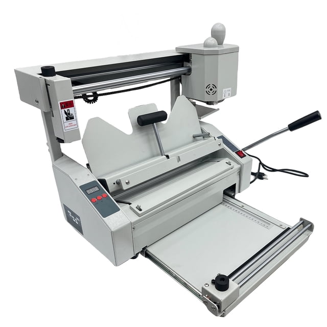 Machine à Colle Manuelle A4 pour Reliure à Anneaux avec Fonction d'Indentation 110V