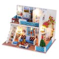 thumbnail image 1 of 1 juego de casa de bricolaje, modelo de juguete con temática marina, casa de modelo para ensamblar, juguete creativo de bricolaje, 1 of 8