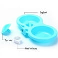 thumbnail image 6 of Pet Anti Bite Detachable Hanging Water and Food Feeding Double Bowls Dish for Small Animals Pet Rabbit Bunny Guinea Pig Hamster Dog Cat, 6 of 7