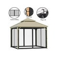 thumbnail image 5 of Wilk 10'x10' Gazebo Universal Replacement Mesh Sidewall Mosquito Netting, 5 of 6