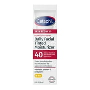 Cetaphil Redness Relieving Daily Facial Moisturizer SPF 40, Neutral Tint, 1.7 fl oz