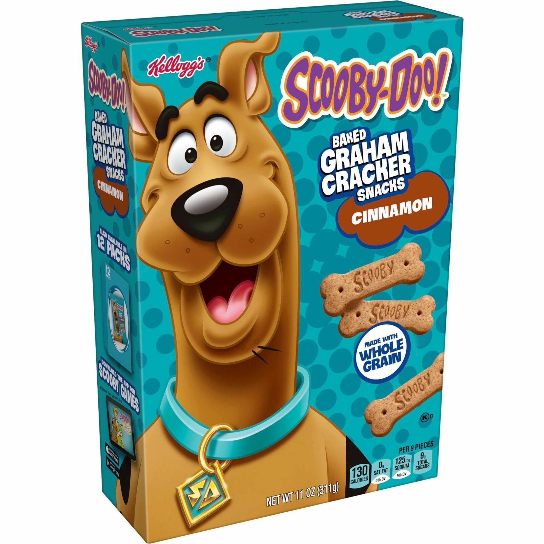 Keebler, Scooby-Doo! Cinnamon Graham Sticks, 210 Pouches, 1 oz