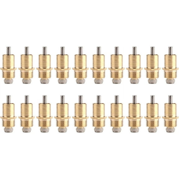 20Pcs Stainless Steel Rabbit Water Feeder Automatic Rabbit Drinker Nipple Easy Use Drinking Water Tool for Small Animals Farm Animal Supplies