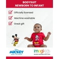 thumbnail image 2 of Disney Mickey Mouse Christmas Bodysuit Newborn to Infant, 2 of 5