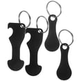 thumbnail image 1 of MOVTOTOP 4 pcs Shopping Trolley Tokens Opener Metal Shopping Trolley Token Portable Shopping Cart Token with Keychains, 1 of 7